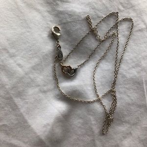 Pandora linked heart necklace